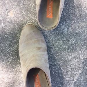Rocket Dog Shoes - Nude Wedge Heels in suede leather women's 8.5 Rocket Dog Shoes - Nude Wedge Heels in suede leather women's 8.5